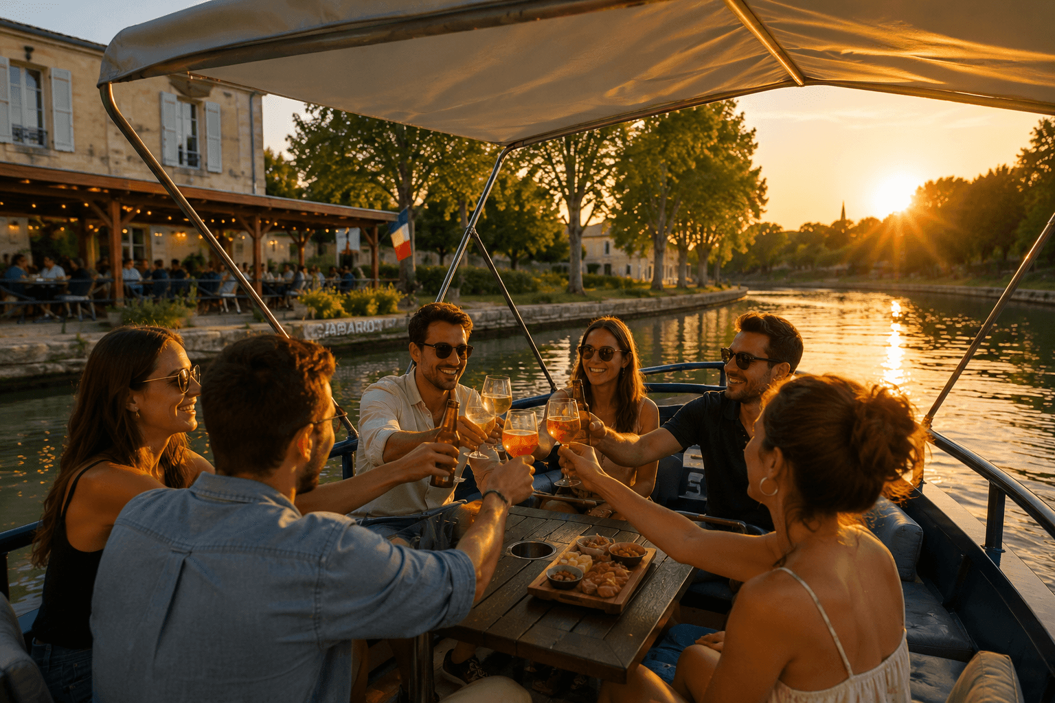 Les Afters du Saint Roch à Castelnaudary sur le Canal du Midi
